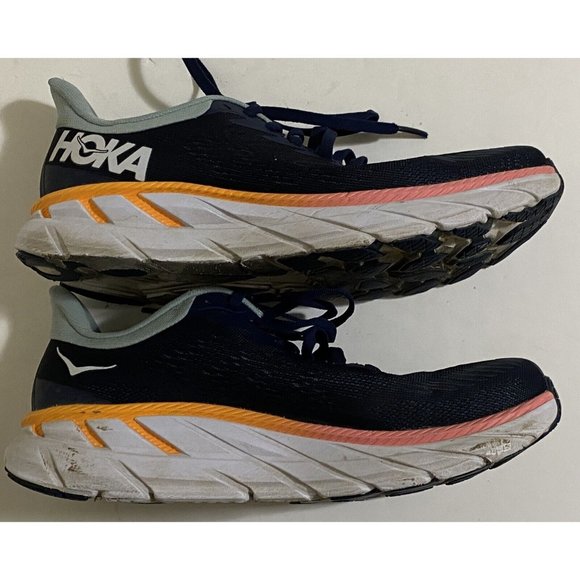 hoka clifton 7 black iris blue haze